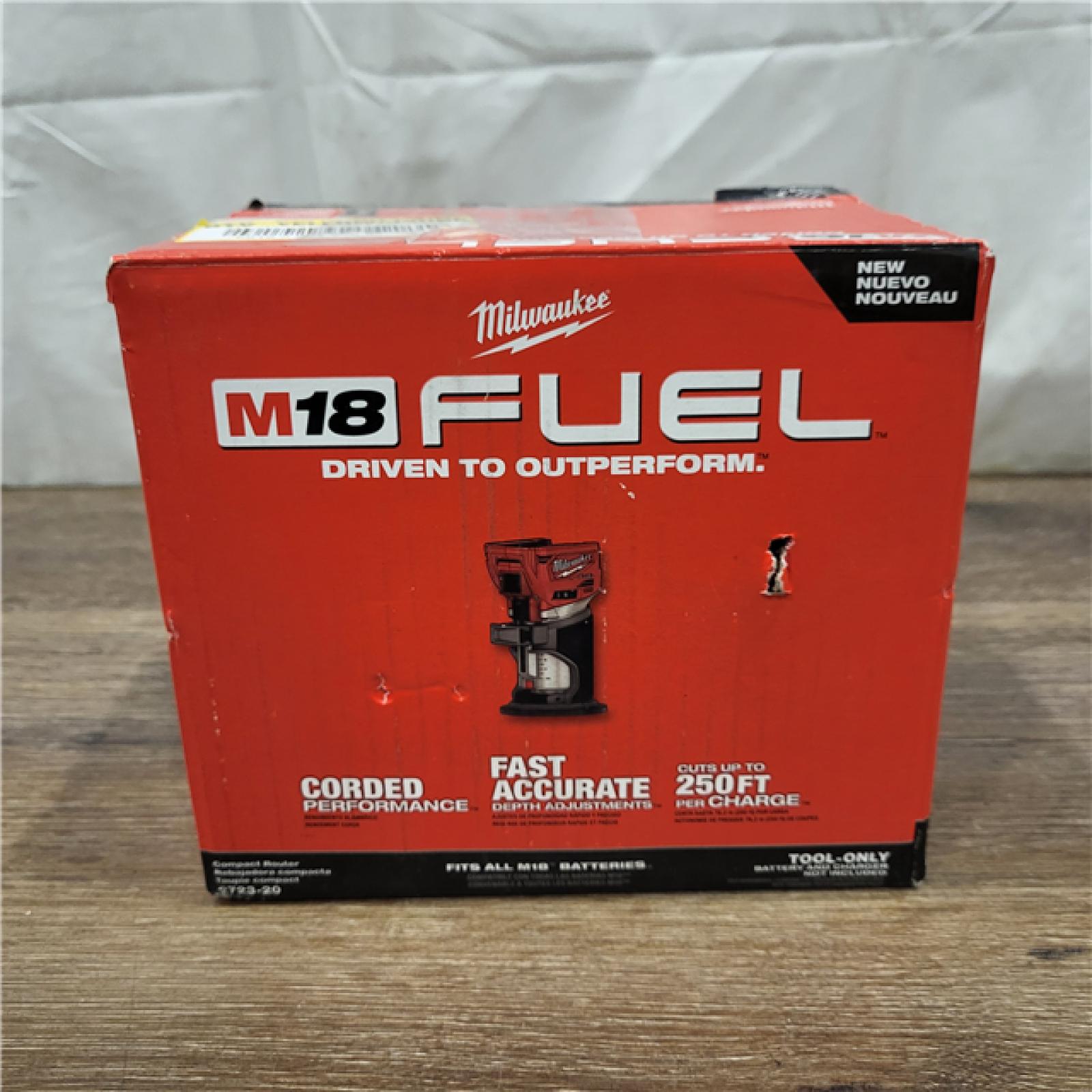 AS-IS Milwaukee M18 FUEL Compact Router Bare