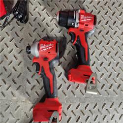 HOUSTON LOCATION - AS-IS Milwaukee M18 Compact Brushless 2-Tool Combo Kit