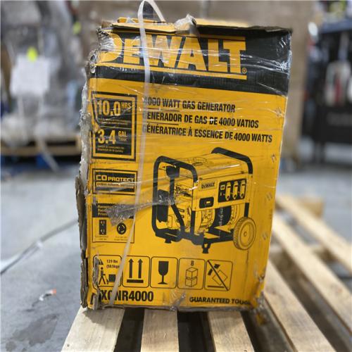 DALLAS LOCATION - DEWALT 4500 / 4000- Watt Gas Powered Portable Generator with Idle Control, Covered Outlets and CO Protect