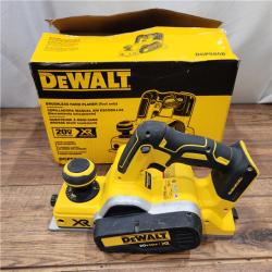 AS-IS DEWALT 20-Volt MAX XR Lithium-Ion Cordless Brushless 3-1/4 in. Planer (Tool-Only)