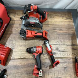 AS-IS Milwaukee  M18 FUEL 5-TOOL COMBO KIT ( NO BATTERYS, NO IMPACT DRIVER )