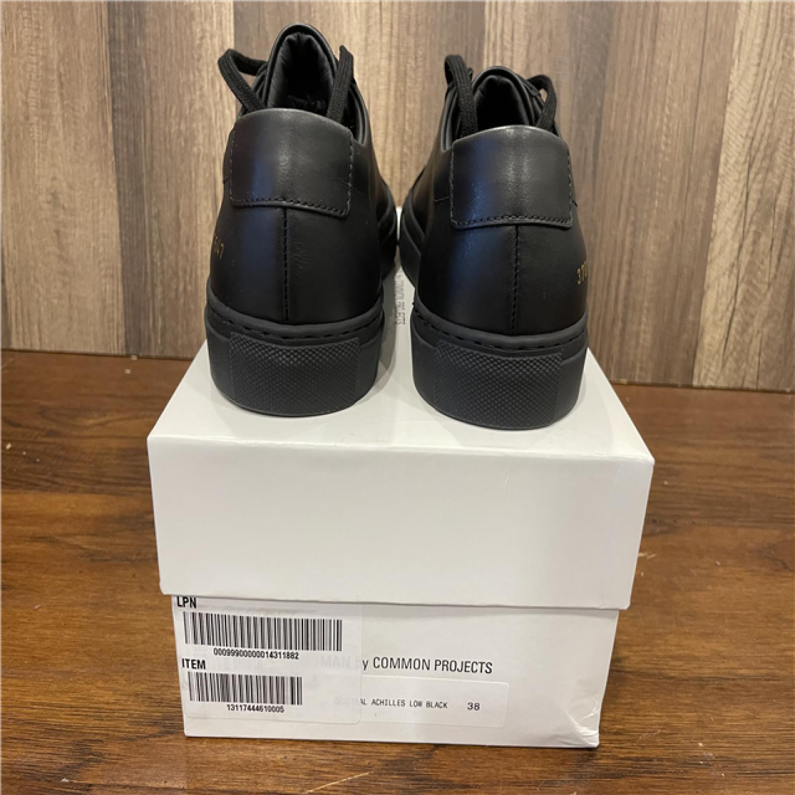 NEW! Common Projects Original Achilles Low - Black - SZ 38