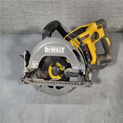 HOUSTON LOCATION - AS-IS DEWALT FLEXVOLT 60V MAX Cordless Brushless 7-1/4 in. Wormdrive Style Circular Saw (Tool Only)