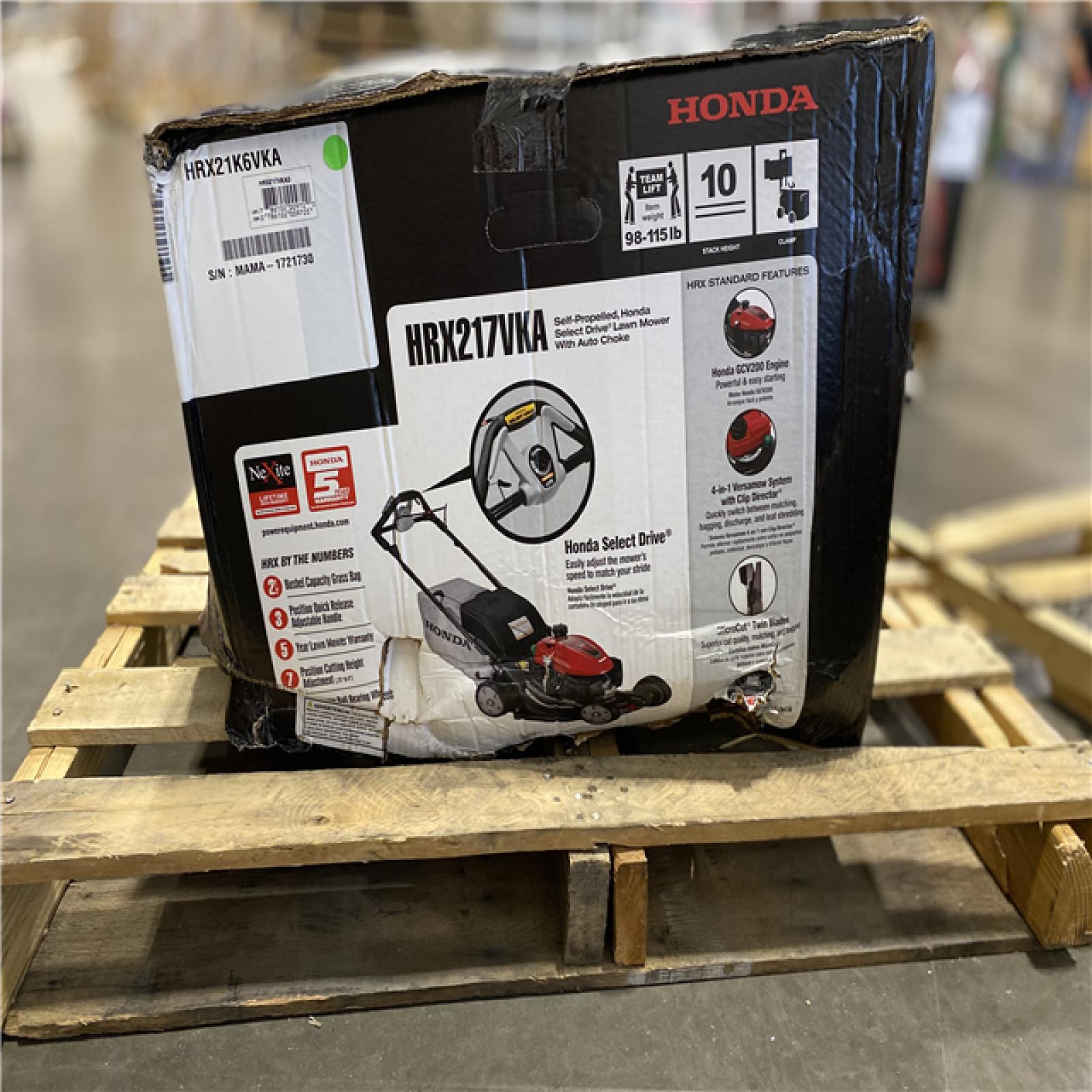 DALLAS LOCATION - Honda 21 in. Nexite Variable Speed 4-in-1 Gas Walk Behind Self-Propelled Mower with Select Drive Control