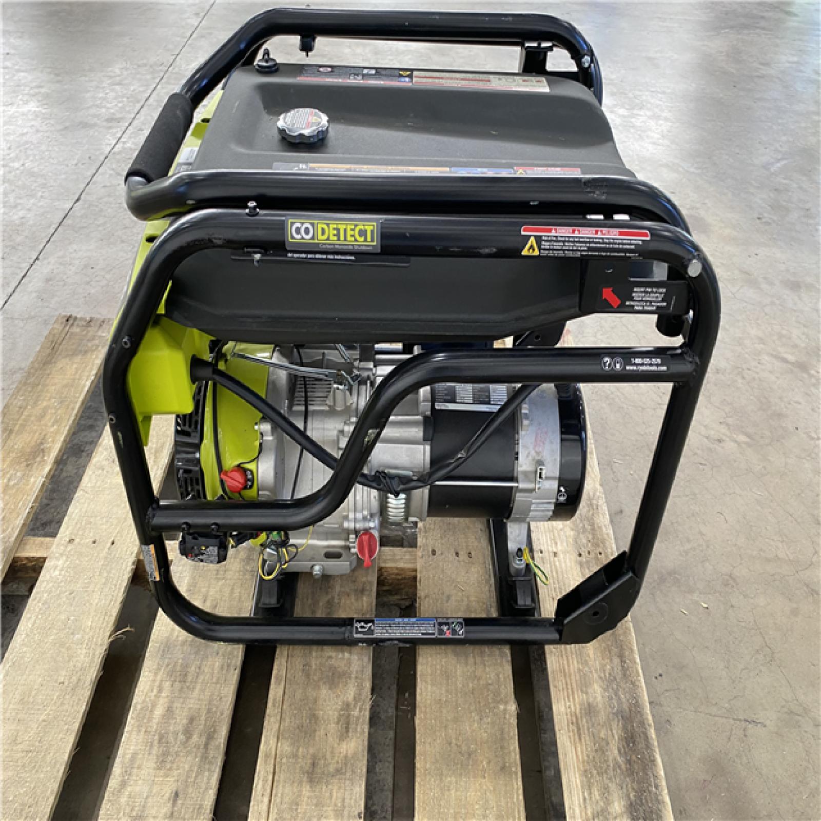 Houston Location - AS-IS Ryobi Easy Start 6,500 Running Watts 8,125 Starting Watts Generator