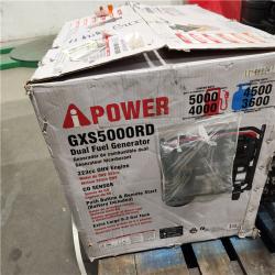 Dallas Location - As-Is A-iPower Portable Generators GXS5000RD - Appears Like New Condition