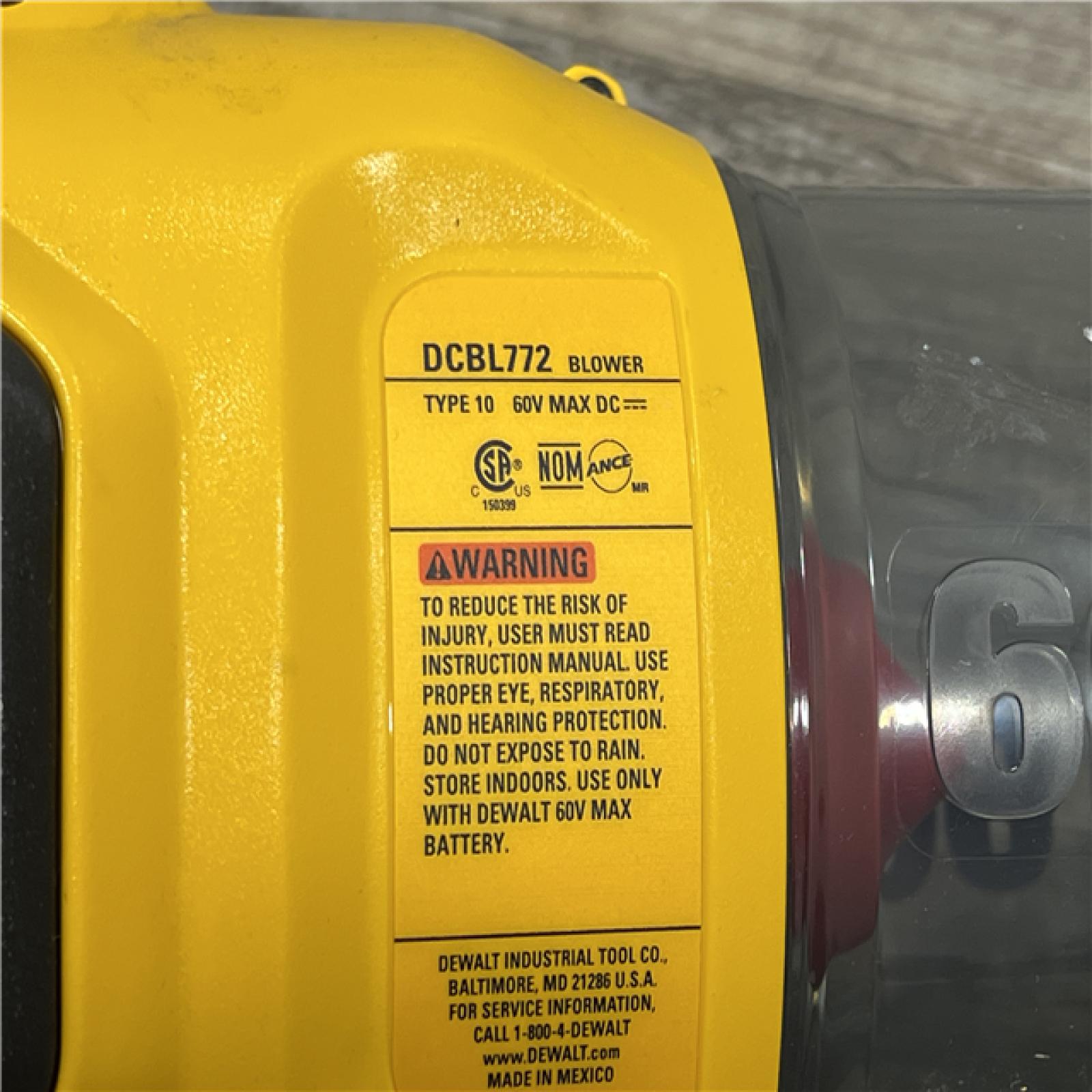 AS-IS DEWALT Brushless Cordless Battery Powered Axial Leaf Blower (Tool Only)