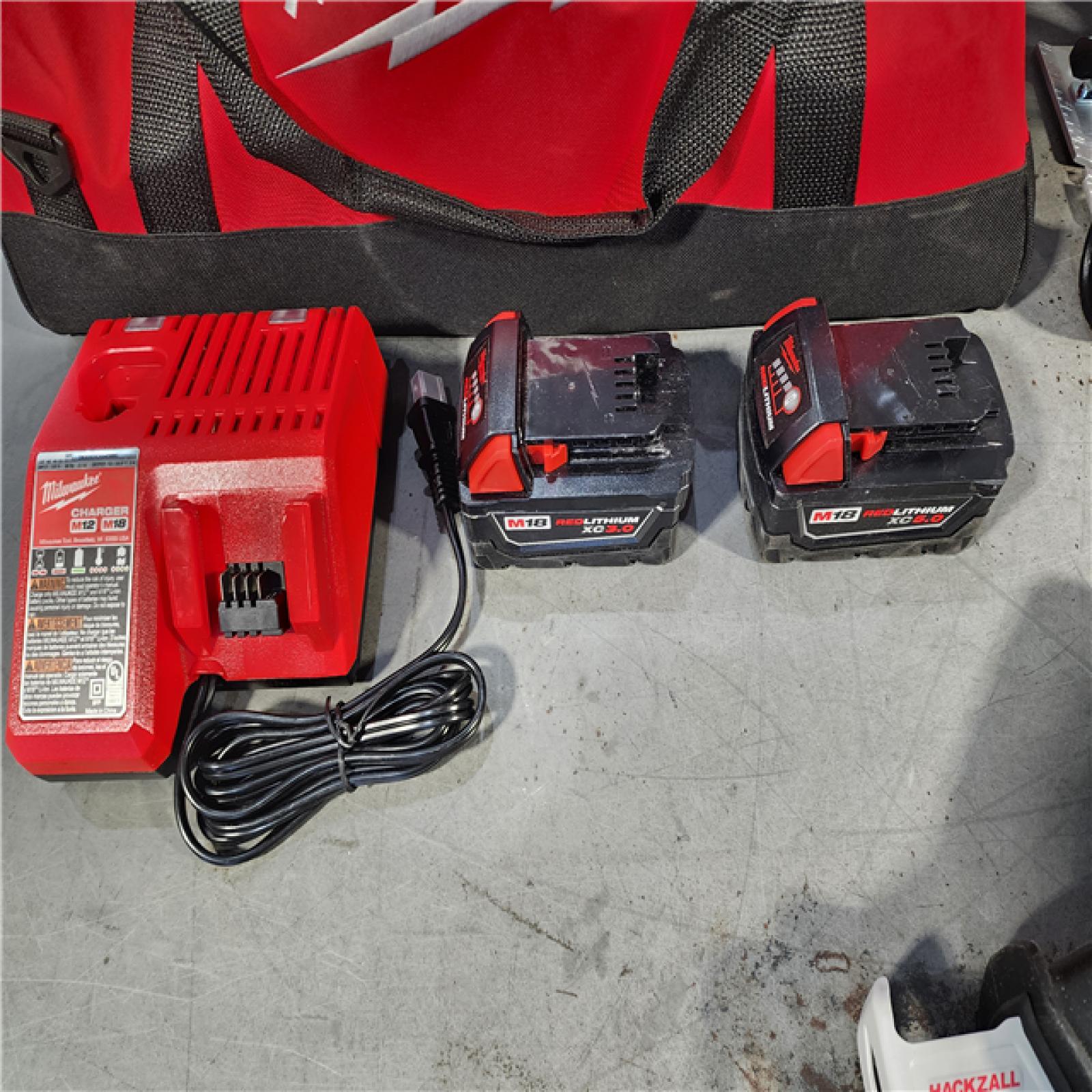 HOUSTON LOCATION - AS-IS Milwaukee 5 Tool Combo Kit W/ (2) Battery & Charger