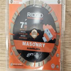 Phoenix Location NEW Sealed RIDGID 7 in. Masonry Cutting Segmented Rim Diamond Saw Blade(5 Packs)