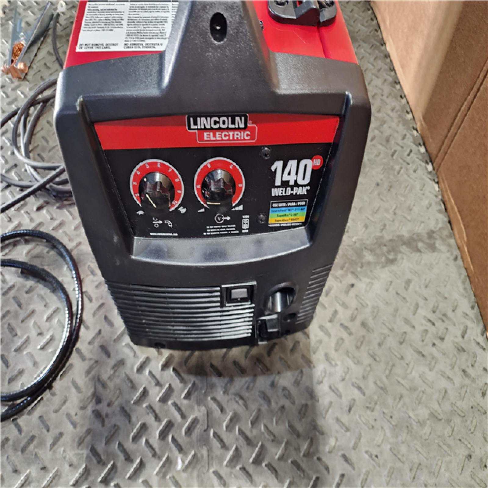 HOUSTON LOCATION - AS-IS Lincoln Electric 140 amp weld pak 140hd