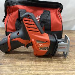 AS IS Milwaukee 2420-21 - M12 Fuel Hackzall 1/2  12V 1.5Ah Cordless Straight Handle Reciprocating Saw Kit