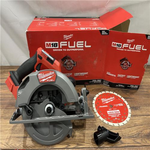 AS IS Milwaukee M18 FUEL 18V Lithium-Ion Brushless Cordless 7-1/4 in. Circular Saw (Tool-Only)