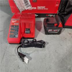 HOUSTON LOCATION - AS-IS (APPEARS LIKE NEW) Milwaukee M18 1/2 in. Cordless Brushless High Torque Impact Wrench Kit (Battery & Charger)