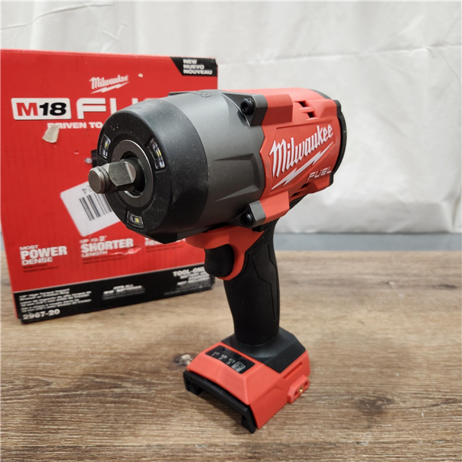 AS-IS Milwaukee M18 FUEL 18V Lithium-Ion Brushless Cordless 1/2 in. Impact Wrench with Friction Ring (Tool-Only)