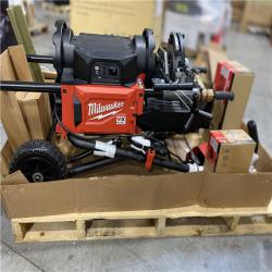 DALLAS LOCATION- LIKE NEW! Milwaukee MX FUEL Lithium-Ion Cordless 1/2 in. to 2in. Pipe Threading Machine w/(2) Batteries and Charger