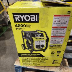 Dallas Location - As-Is Ryobi 4000-Watt Inverter Generator