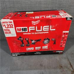 HOUSTON LOCATION - AS-IS (APPEARS LIKE NEW) Milwaukee  M18 FUEL 5-TOOL COMBO KIT