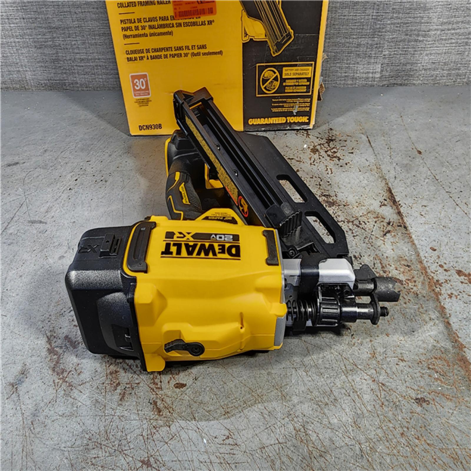 HOUSTON LOCATION - AS-IS DEWALT 20-Volt 30Â° Cordless Framing Nailer (Tool-Only)