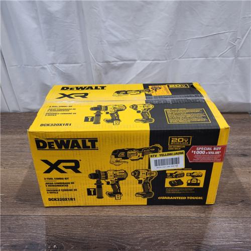 GOOD DEWALT 20-Volt Lithium-Ion Cordless 3-Tool Combo Kit with FLEXVOLT 9 Ah and 20V 6 Ah Batteries and Charger