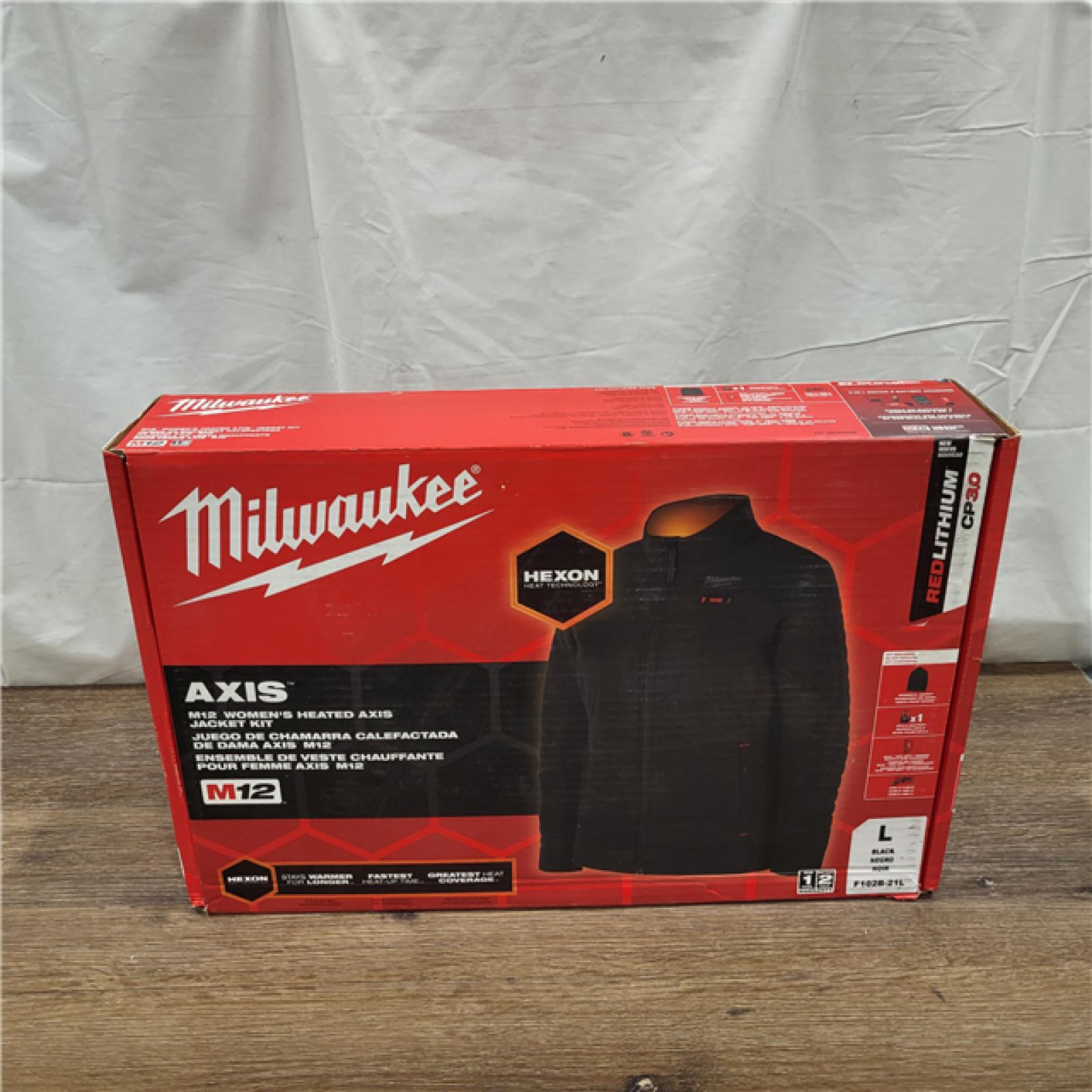 AS-IS Heated Jacket,Zipper,L,Polyester