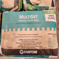 Phoenix Location MultiSet Economical Thin-Set Mortar 50 lb. White Pallet (35 Bags)