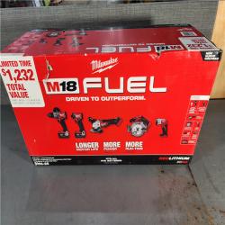 HOUSTON LOCATION - AS-IS (APPEARS LIKE NEW) Milwaukee  M18 FUEL 5-TOOL COMBO KIT