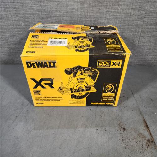 HOUSTON LOCATION - AS-IS DeWALT DCS565B 20V Max Brushless 6.5   Cordless Circular Saw (TOOL ONLY)