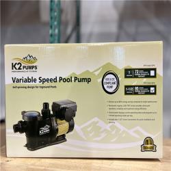 NEW! - K2 1.5 HP Variable Speed Pool Pump