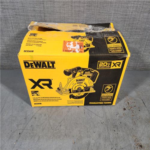 HOUSTON LOCATION - AS-IS DeWALT DCS565B 20V Max Brushless 6.5   Cordless Circular Saw (TOOL ONLY)