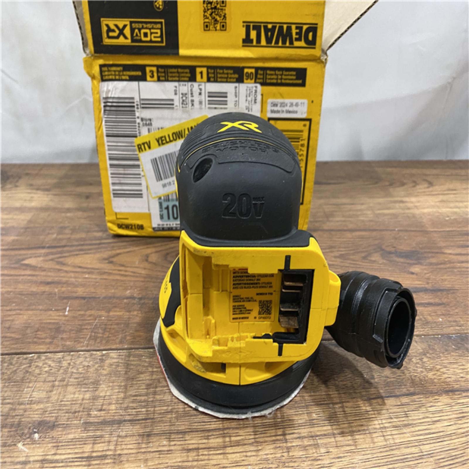 AS IS DEWALT 20V MAX XR Cordless Brushless 5 in. Random Orbital Sander (Tool Only)