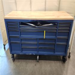 California AS-IS HUSKY 84 IN. 22 DRAWER MOBILE WORKBENCH