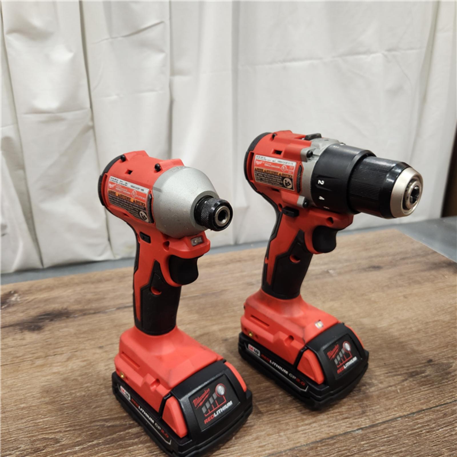 AS-IS Milwaukee M18 Compact Brushless 2-Tool Combo Kit