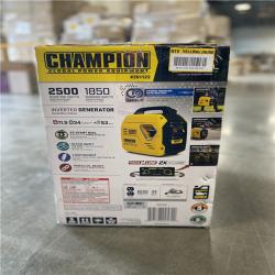 AS-IS - Champion Power Equipment 2500-Watt Ultralight Gasoline and Propane Powered Dual Fuel Inverter Generator with CO Shield and Quiet Technology