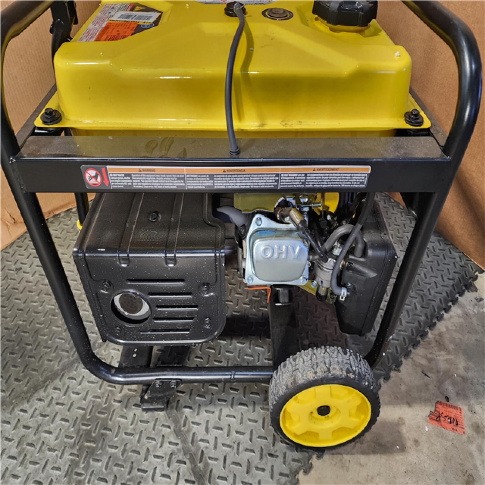 HOUSTON LOCATION - AS-IS CHAMPION 5300/4250-Watt Gasoline and Propane Powered Dual Fuel Portable Generator with CO Shield