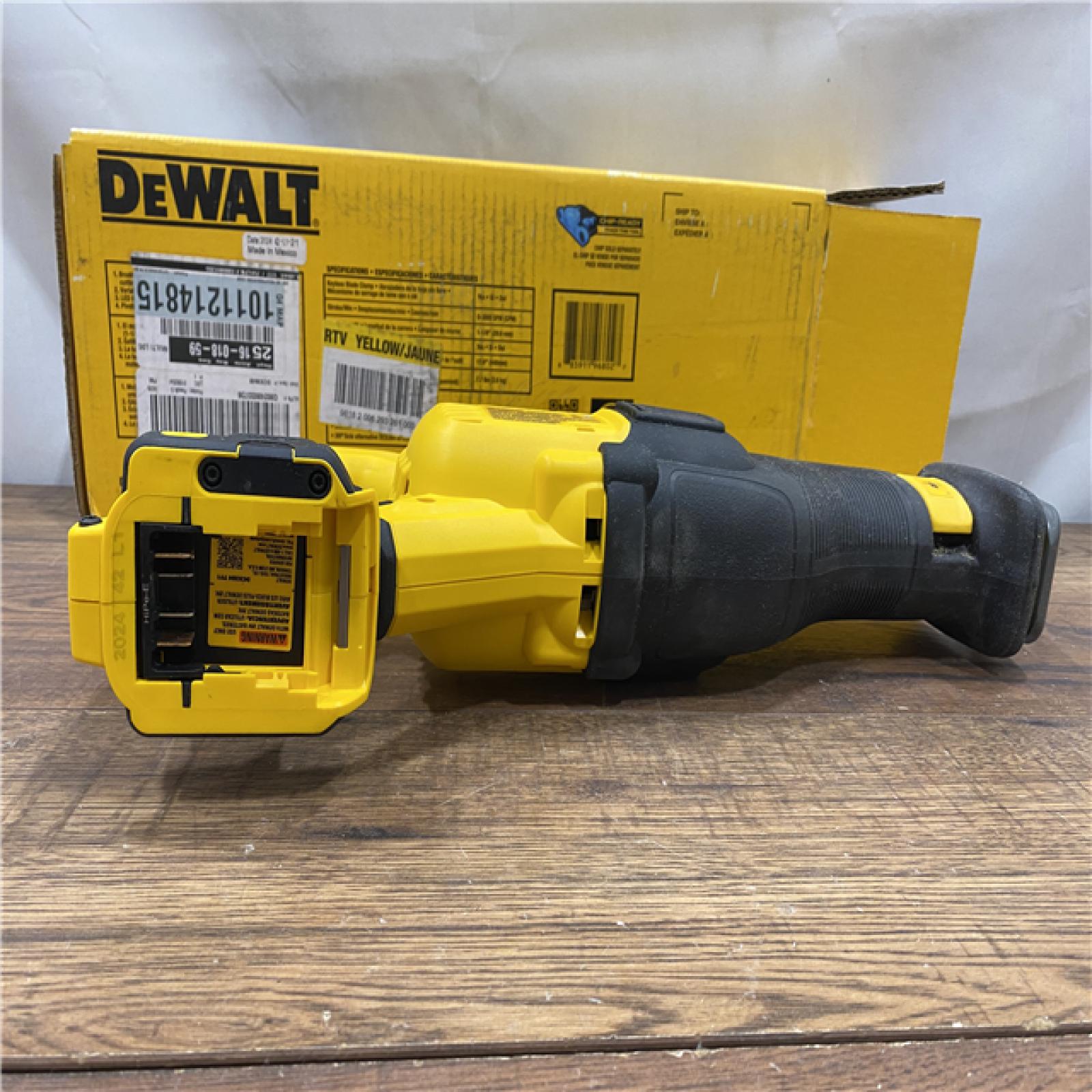 AS IS 20-Volt XR Cordless Reciprocating Saw (Tool Only)