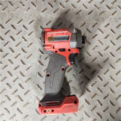 Houston location - AS-IS  Milwaukee M18 FUEL 18 V 1/4 in. Cordless Brushless Impact Driver Tool Only USED CONDATION-