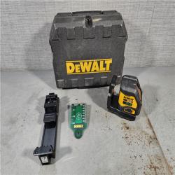 HOUSTON LOCATION - AS-IS DEWALT 20V Green Cross Line Laser Level (Tool-Only)