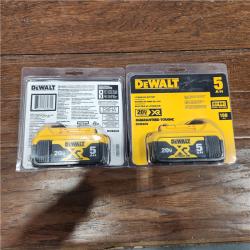 NEW Dewalt 20-Volt MAX XR Lithium-Ion Premium Battery Pack 5.0Ah (2 PACKS)