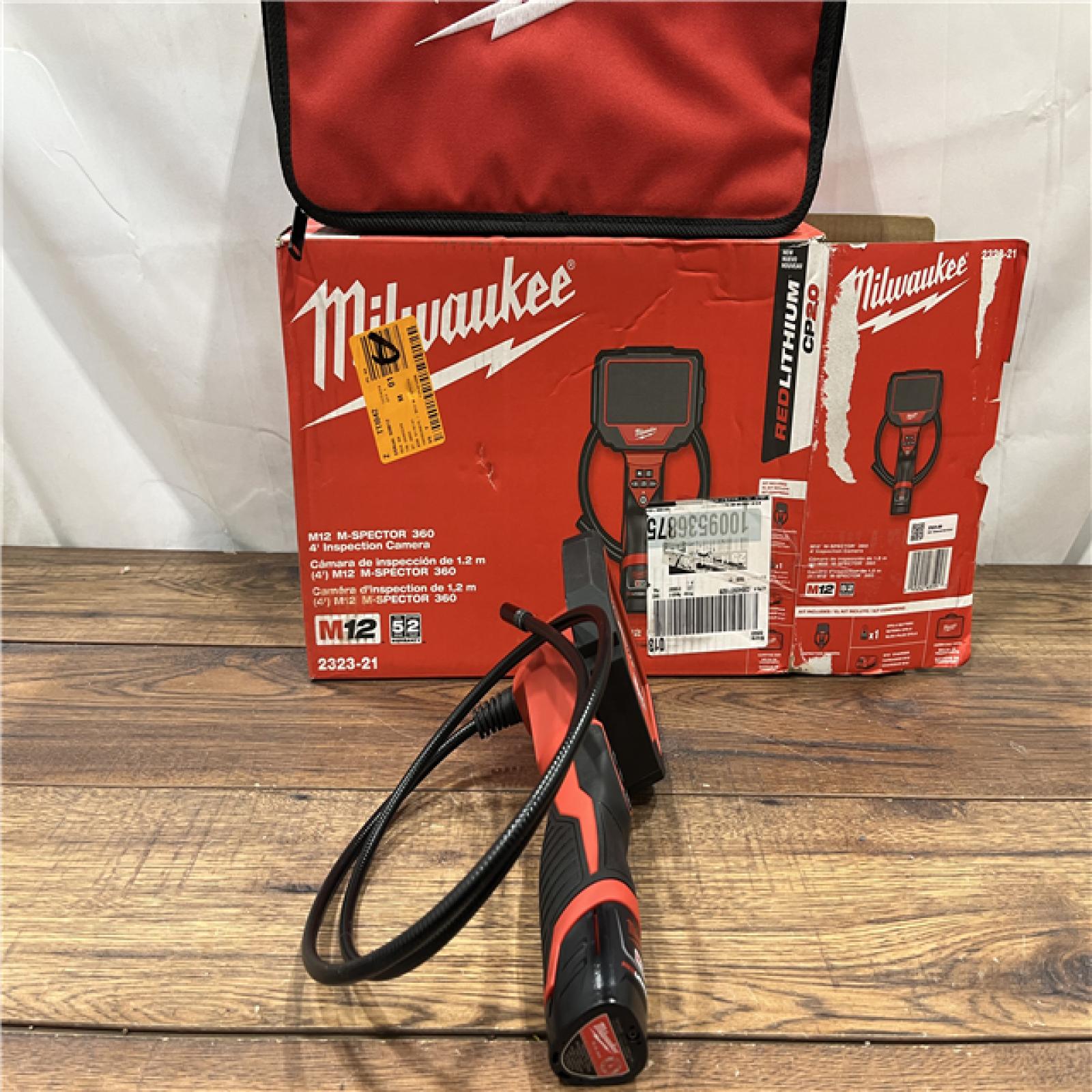 A IS M12 12V Lithium-Ion Cordless M-SPECTOR 360-Degree 4 Ft. Inspection Camera Kit