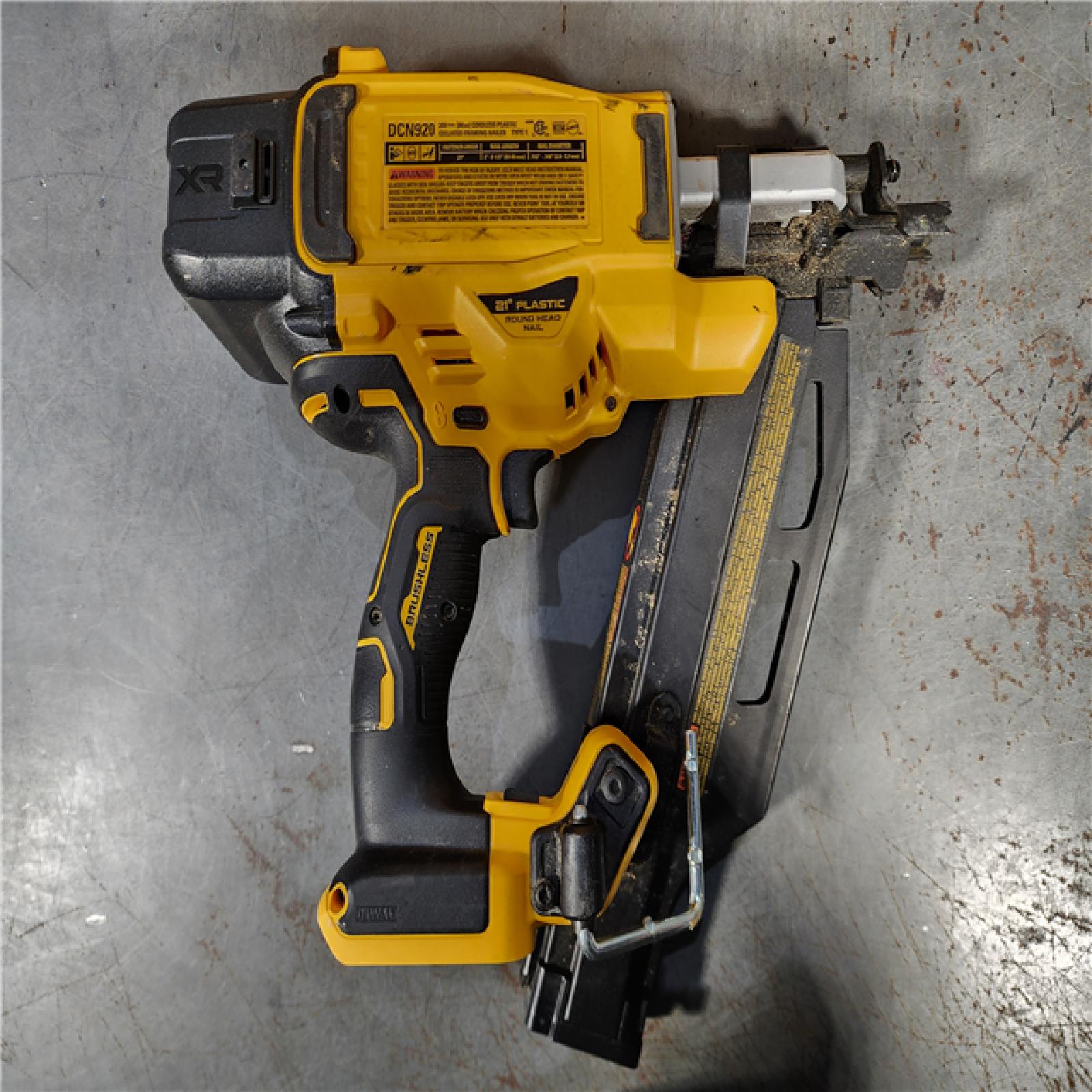 HOUSTON LOCATION - AS-IS DEWALT 20-Volt 21Â° Cordless Framing Nailer (Tool-Only)