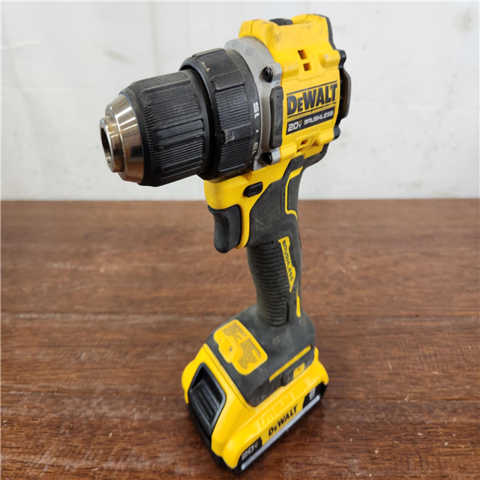 AS-IS DeWalt 20V MAX ATOMIC Brushless Cordless 1/2 in. Compact Drill Kit