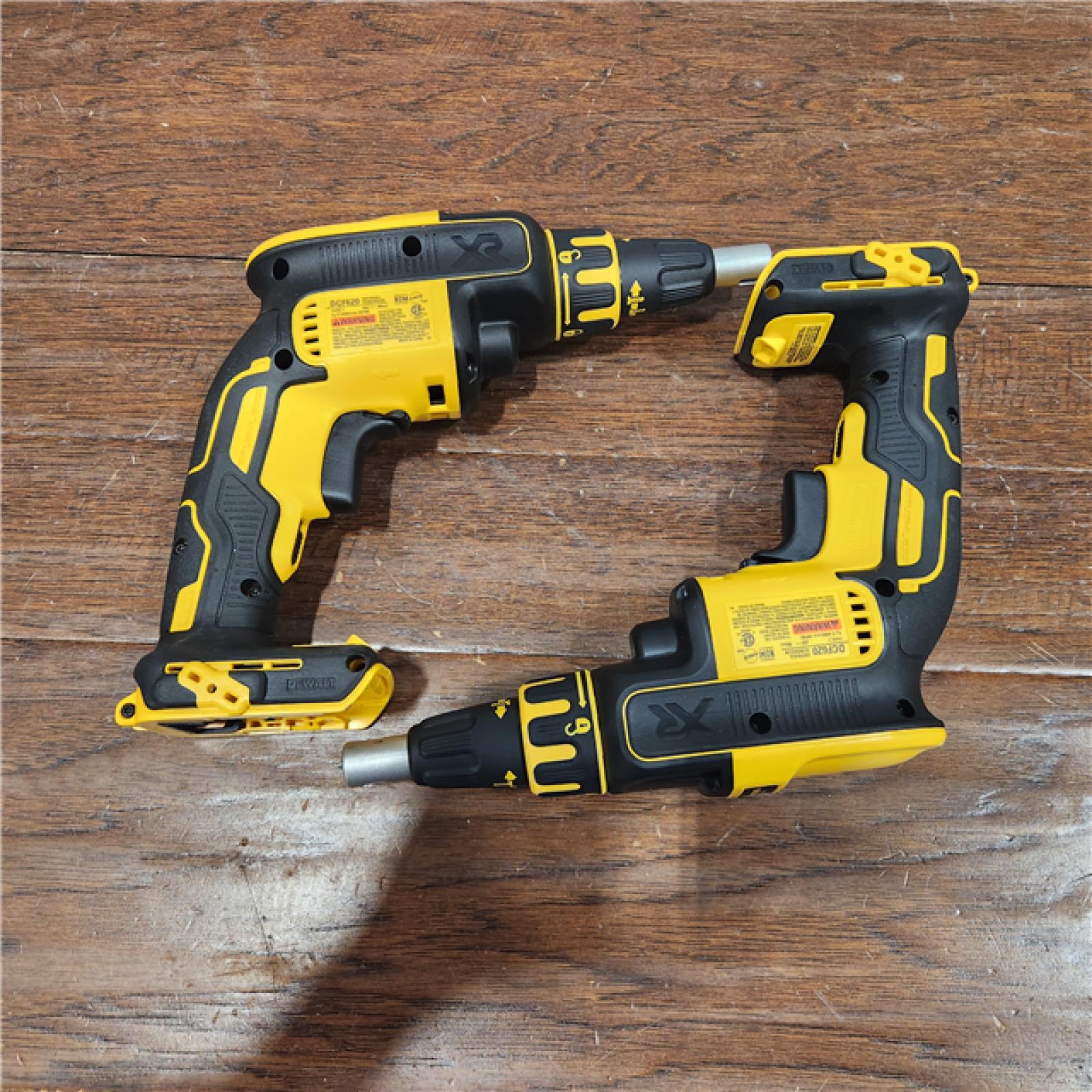 NEW DEWALT DCF620B 20V MAX XR Lithium-Ion Brushless Cordless Drywall Screwgun 4,400 RPM (Tool Only) (2-UNIT)