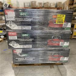 DALLAS LOCATION - NEW! TORO 60V Max* 22 in. (56cm) Recycler® w/Personal Pace® & SmartStow® Lawn Mower PALLET - (6 UNITS)