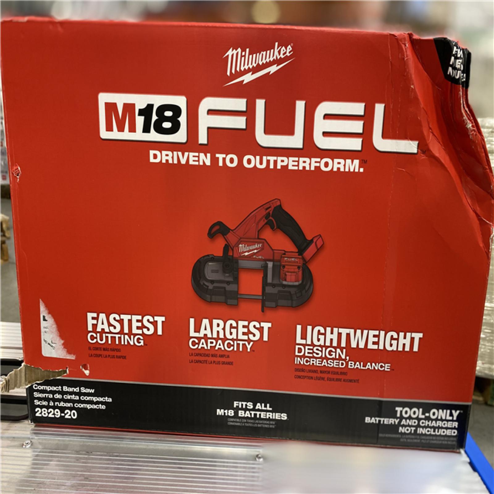 NEW! - Milwaukee M18 FUEL 18V Lithium-Ion Brushless Cordless Compact Bandsaw (Tool-Only)