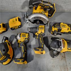 HOUSTON LOCATION - AS-IS Dewalt 20-Volt MAX ToughSystem Lithium-Ion 6-Tool Cordless Combo Kit