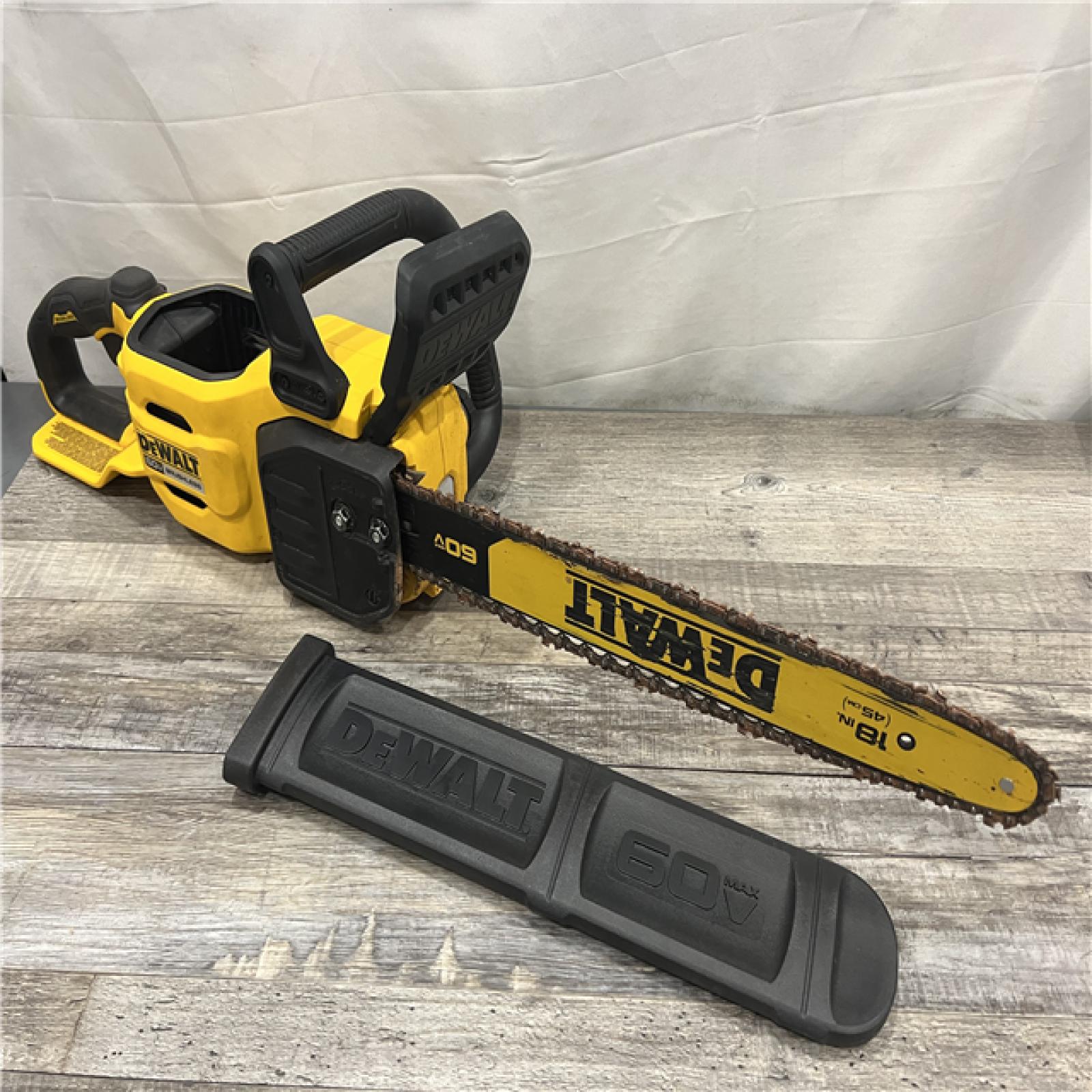 AS-IS DEWALT DCCS672B FLEXVOLT 60V MAX Brushless Cordless 18 Chainsaw (Tool Only)