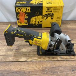 AS IS DEWALT ATOMIC 20V MAX Cordless Brushless 4-1/2 in. Circular Saw (Tool Only)