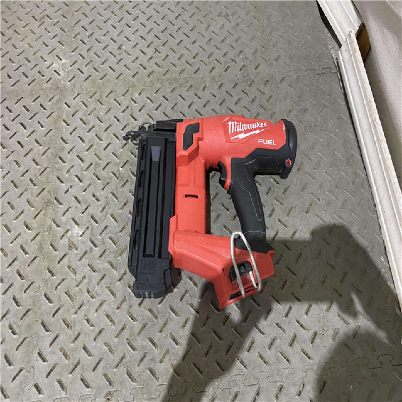 Houston location AS-IS Milwaukee M18 Fuel 18V Brushless 18-Gauge Brad Nailer 2746-20 (Bare Tool)