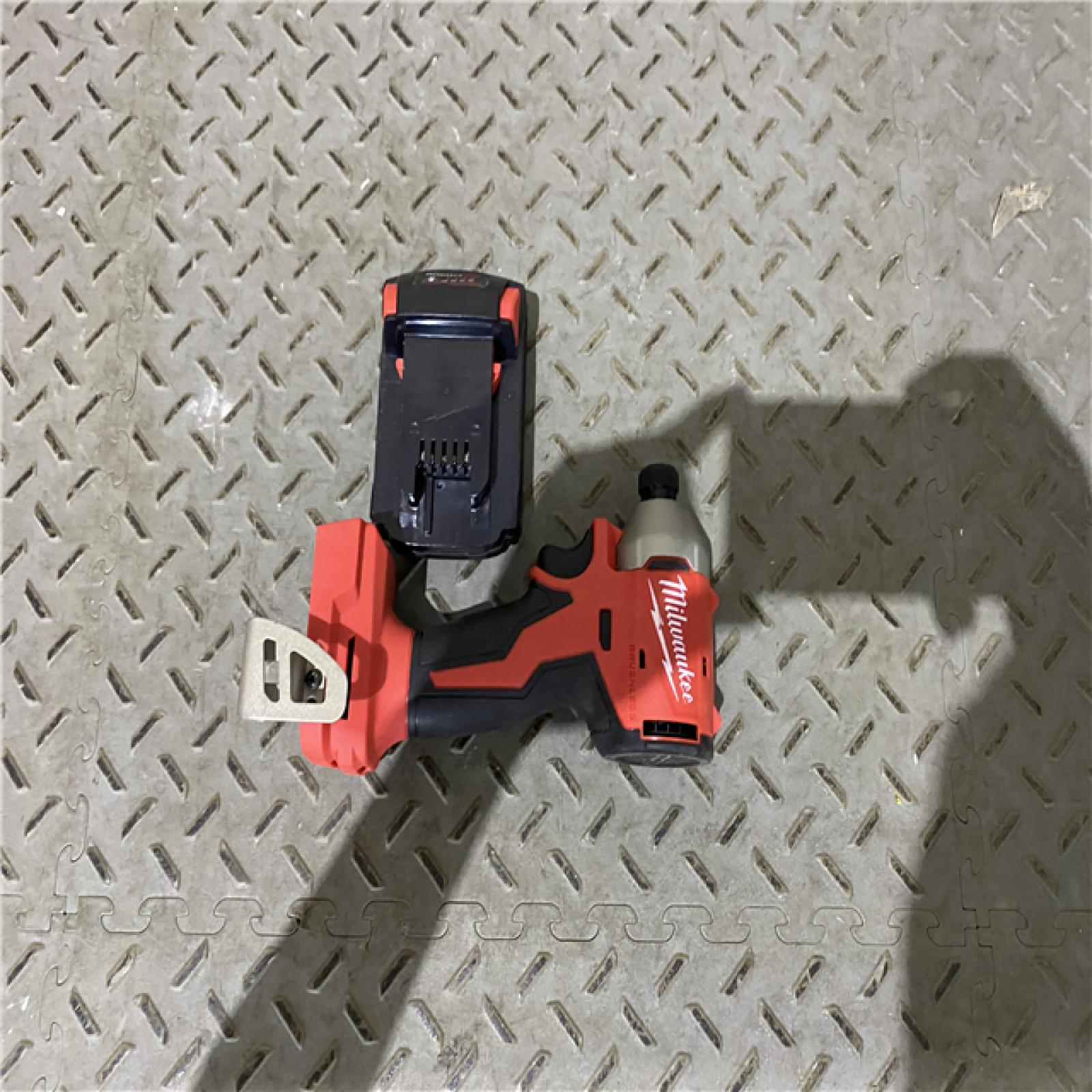 Houston location AS-IS Milwaukee M18 Compact Brushless 1/4  Hex Impact Driver Kit