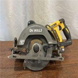 AS-ISDEWALT FLEXVOLT 60V MAX Cordless Brushless 7-1/4 in. Wormdrive Style Circular Saw (Tool Only)